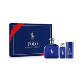 Polo Blue By Ralph Lauren 3Pc 4.2 Edt Spr, 1.4 Edt Spr, 2.6 Deo